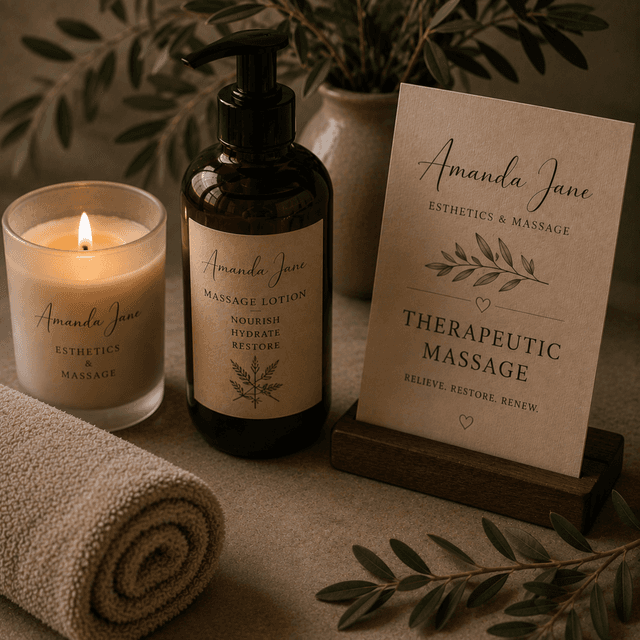 60 minute Therapeutic massage at Amanda Jane Esthetics & Massage in Salado, TX